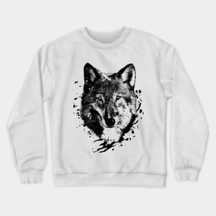 Wolf Animal Forest Wild Nature World Free Land Crewneck Sweatshirt